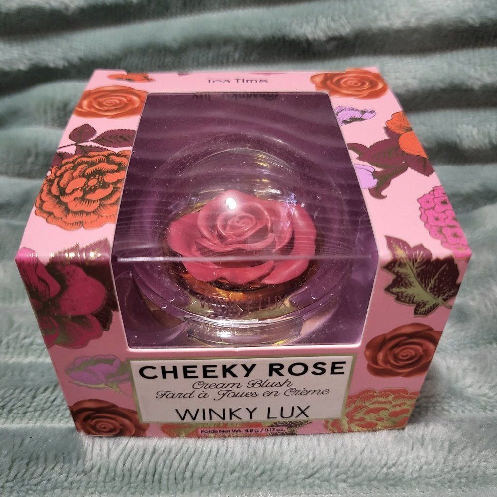 NIB Winky Lux Cheeky Rose Cream Blush | Shade Tea Time | New in Box